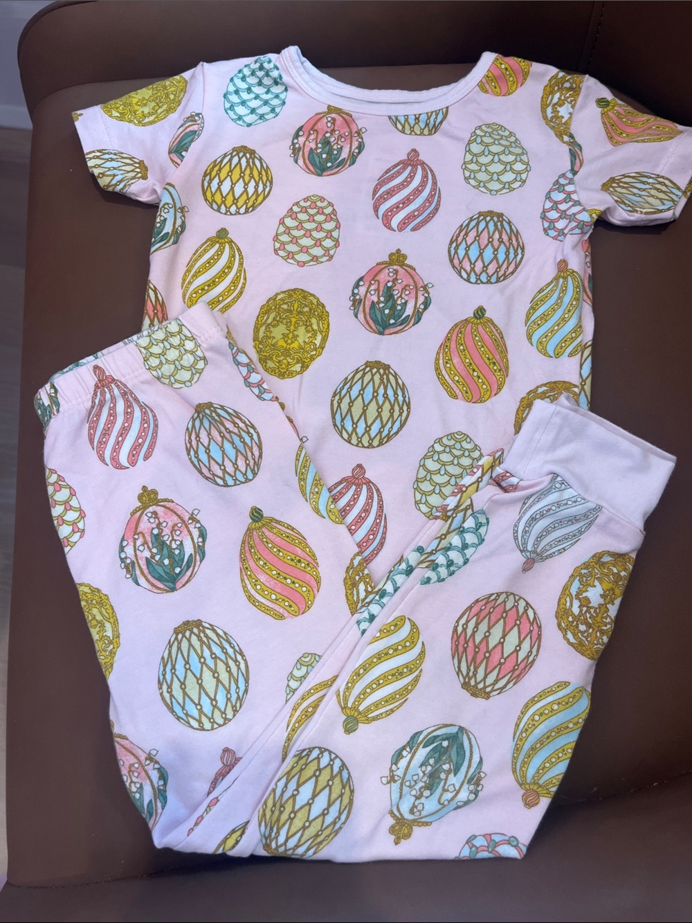 Bedhead short sleeve pajamas set - 3t Pink Ornament-Print Kids